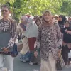 Pensiunan ASN Triyatno Yuliarso Daftar Pilkades Taman, Diantar Ratusan Warga dan Relawan